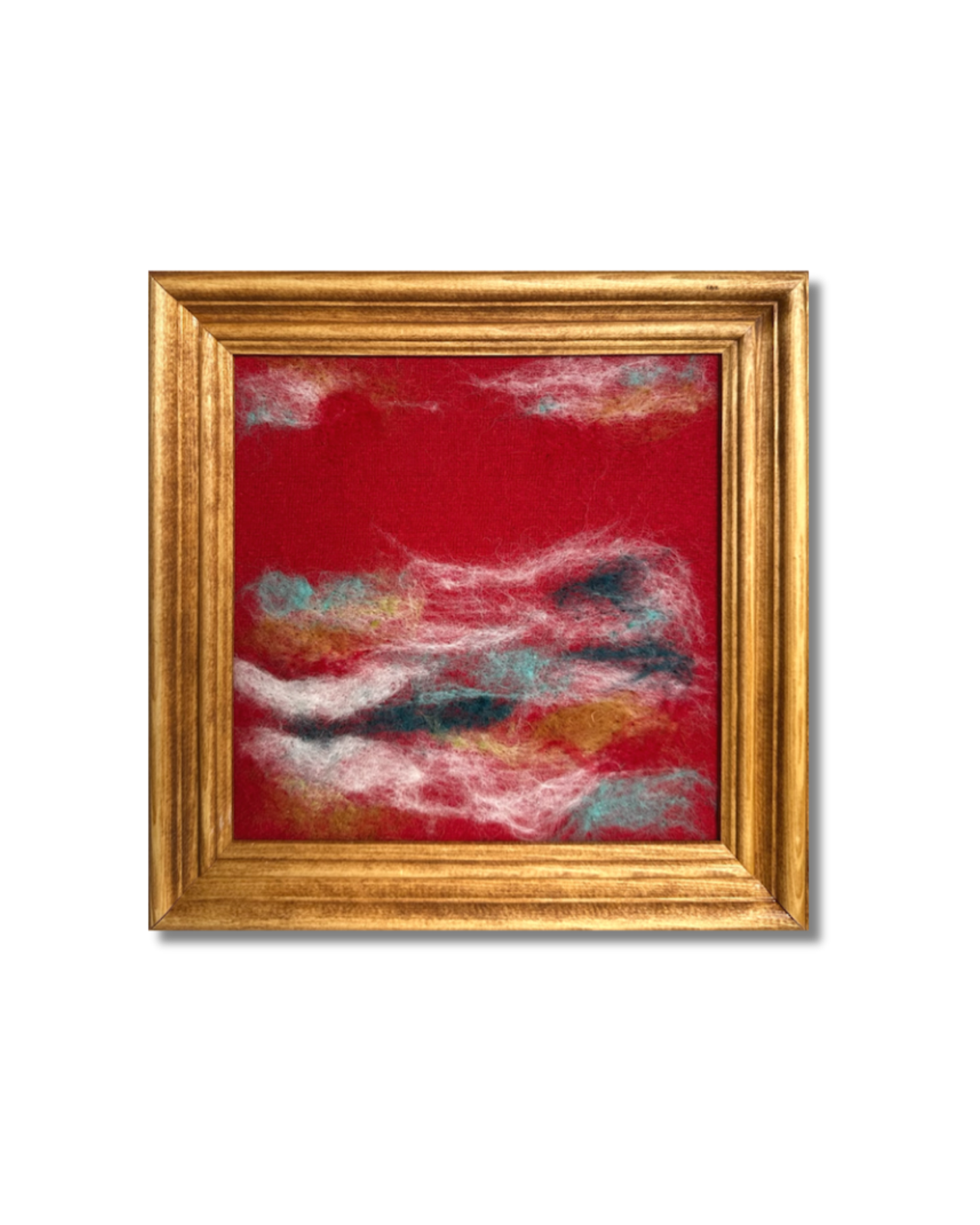 Red Sun Original / framed art and craft work