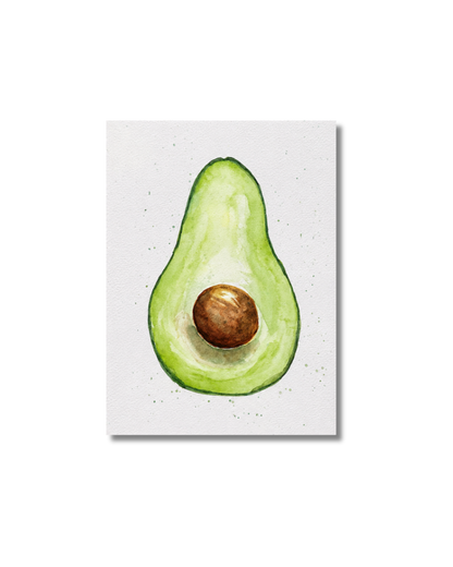 Avocado Akvarelmaleri Original