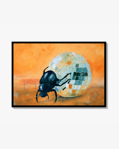 I bring the disco - kunst Print