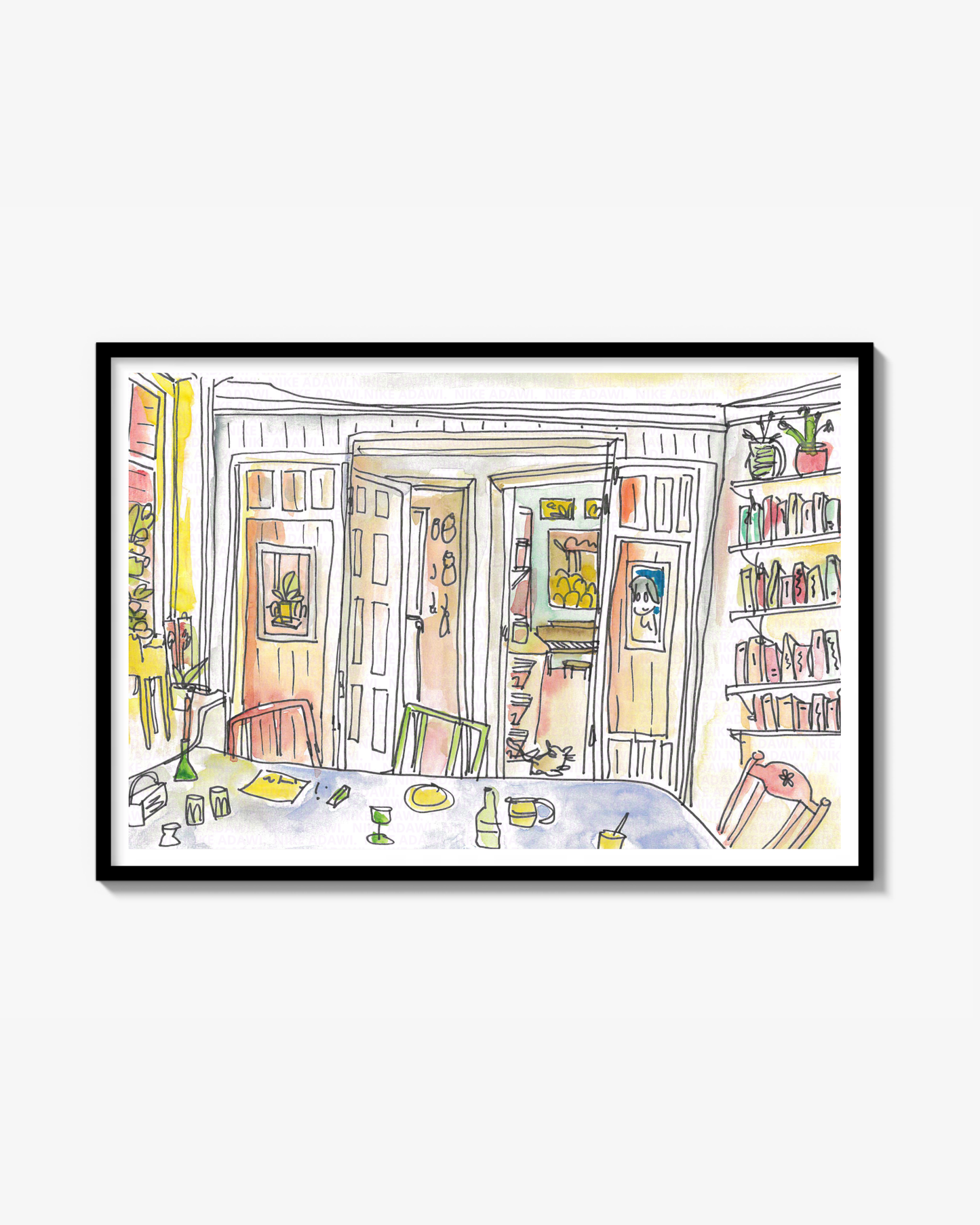 Malins Morning Print