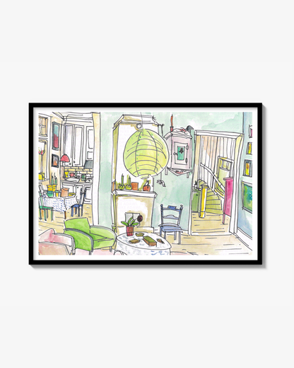 Malins Livingroom Print