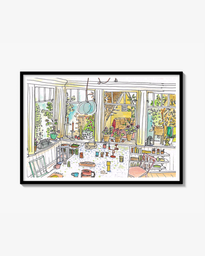 Malins Porch Print