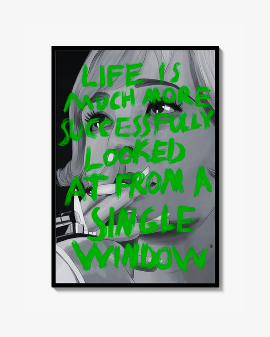 Et enkelt vindue Poster
