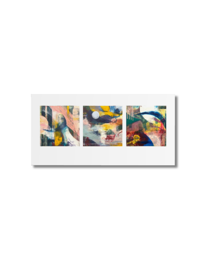 Månsonaten triptyk, begrænset oplag Fine Art Print