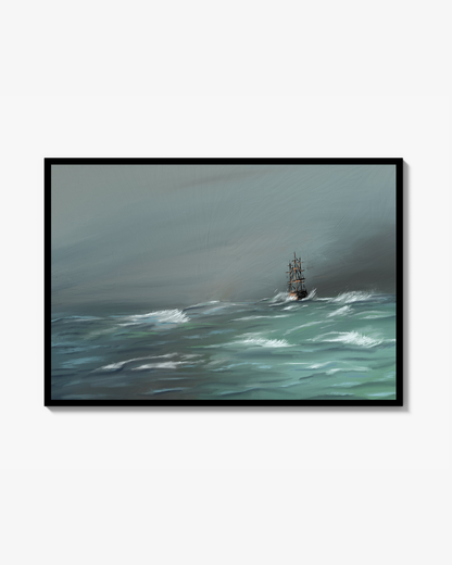 Mot stormens öga Print