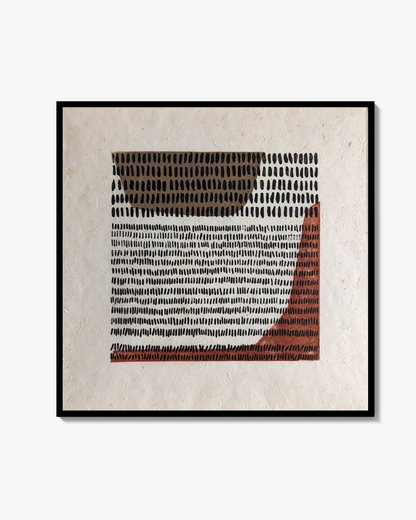 "Meditation II" - Linocut print