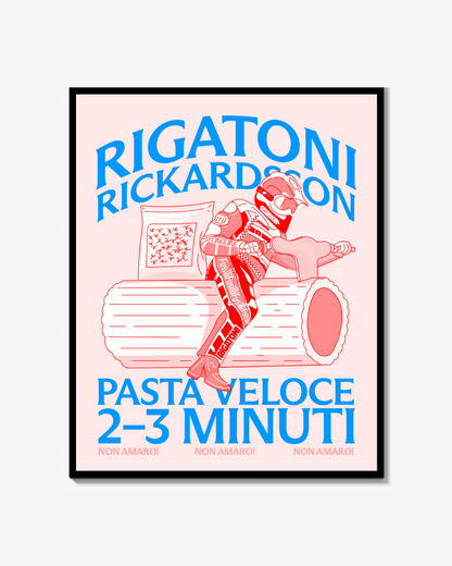 Rigatoni Rickardsson - Poster