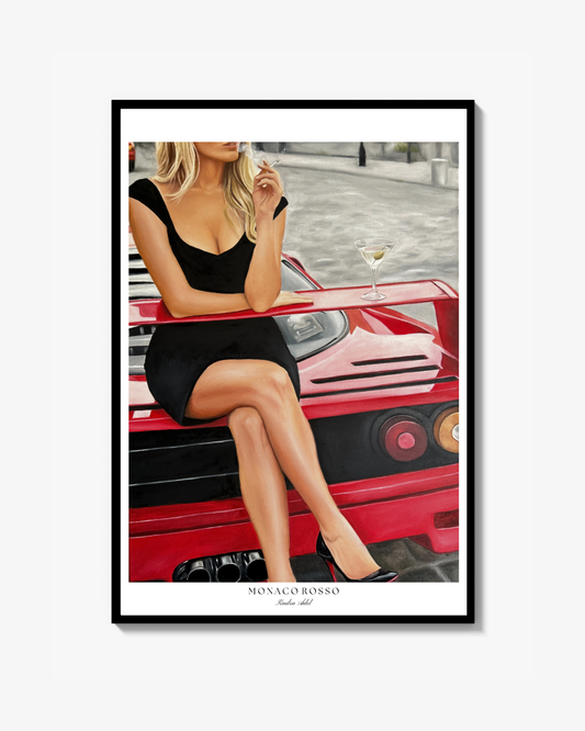 Monaco Rosso Poster