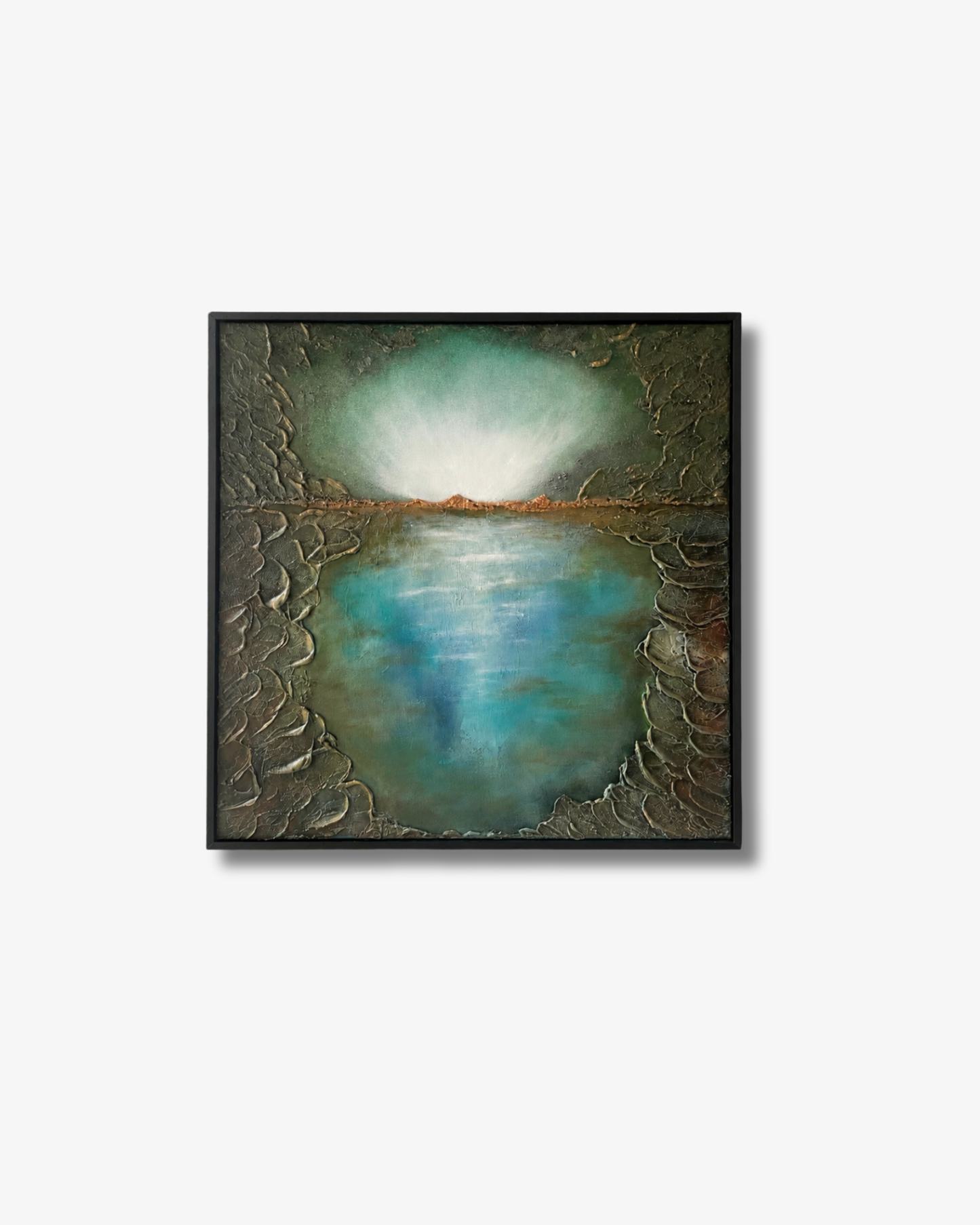 ”Evendim” Abstract nature-inspired original mixed media Original painting