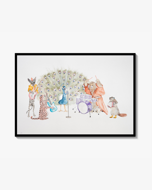 The Peacock Riot Poster