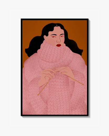 The Knitter Poster