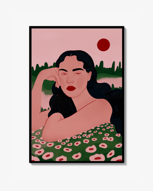 Poppy Field Poster