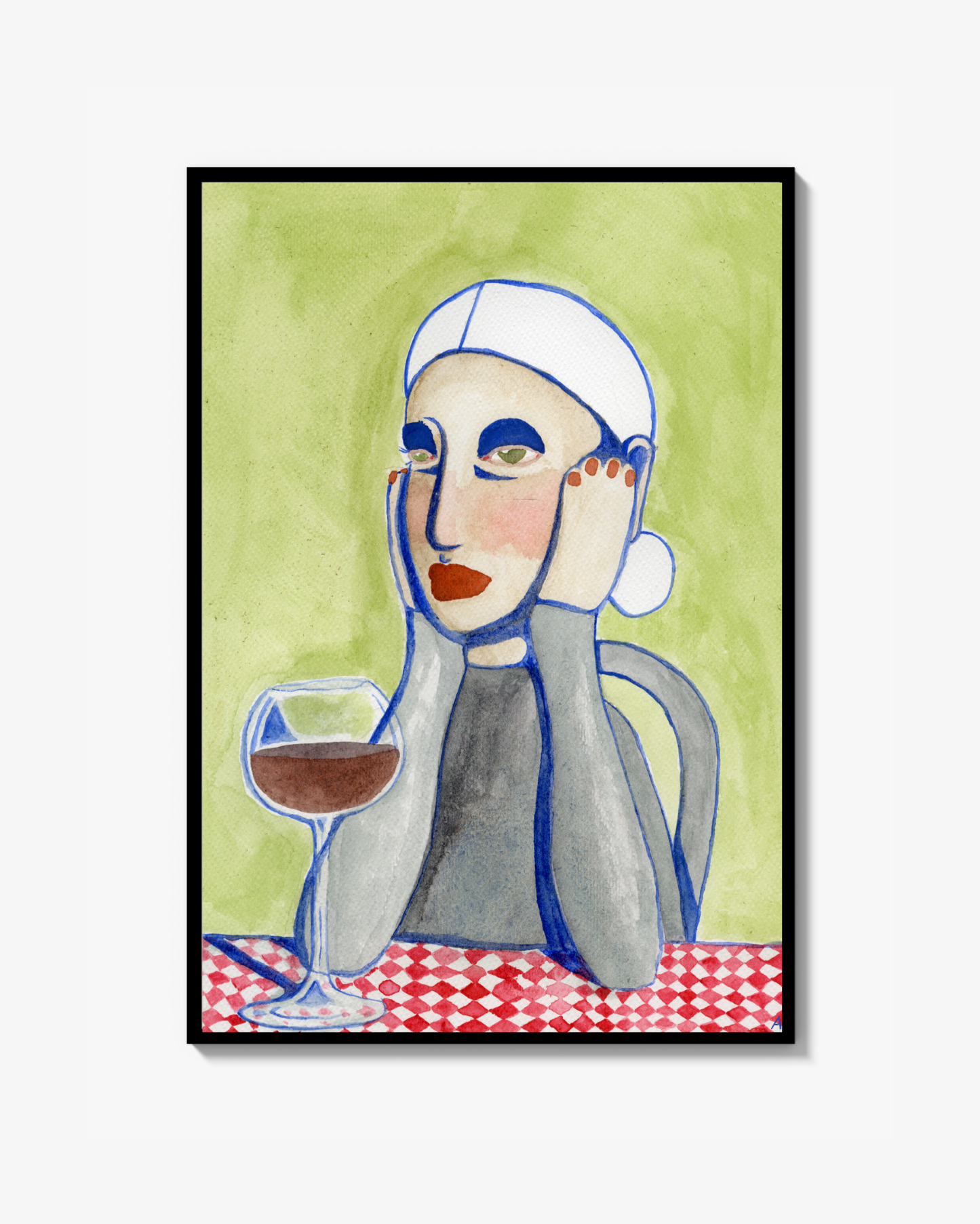 Wine evening - Poster