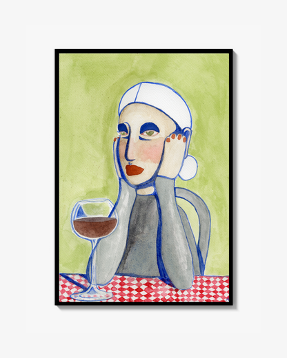 Wine evening - Poster