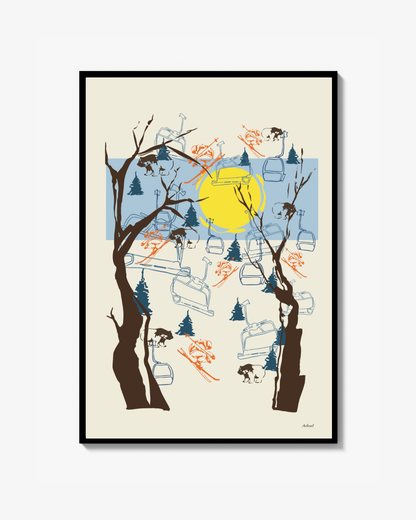 Ski mess Poster