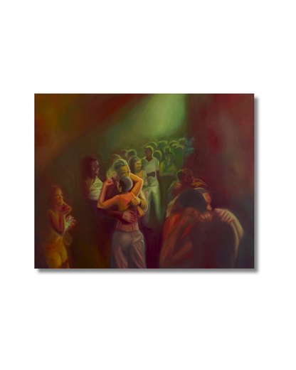 Dancefloor hugs - Original olie & Akryl på lærred