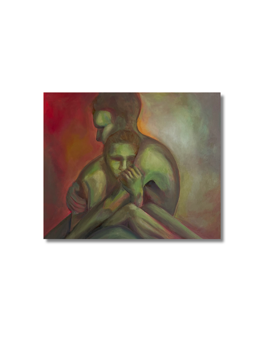 Nära - Original oil & acrylic on canvas