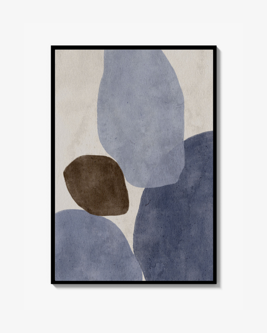 Balance Blue Poster