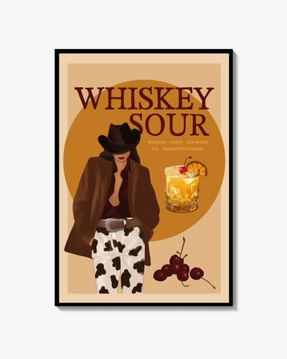 Whiskey Sour Beige Fine Art Print