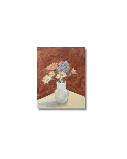 Blomsterbuket i vase Original