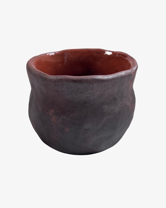 Håndlavet Viking Cup Based of Birka find - Svensk Terracotta, 200 ml