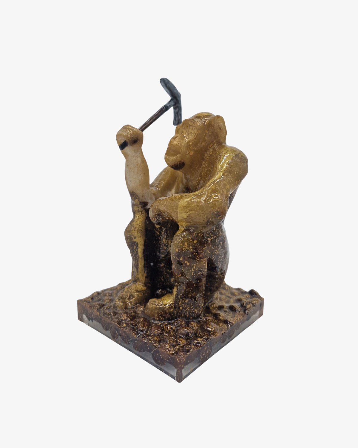 Heart of gold Sculpture