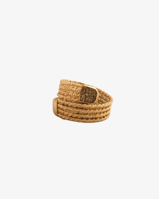 Kunda Ring - Gold Plated - Handcrafted in Africa