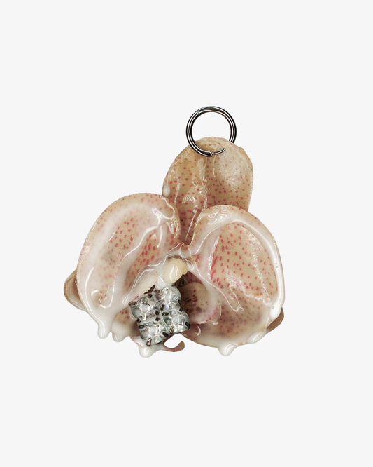 CREAMY ORCHID EARRING PINK