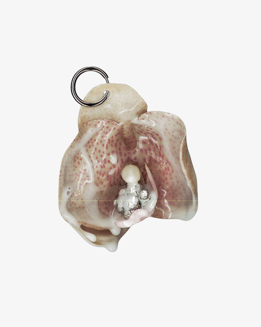 CREAMY ORCHID EARRING PINK