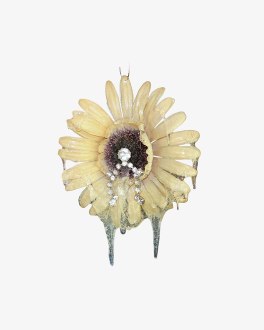 WET ASTERACEAE EARRINGS BEIGE