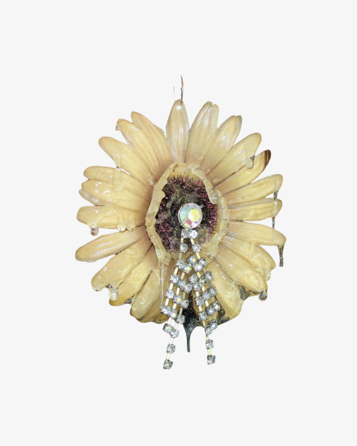 WET ASTERACEAE EARRINGS BEIGE