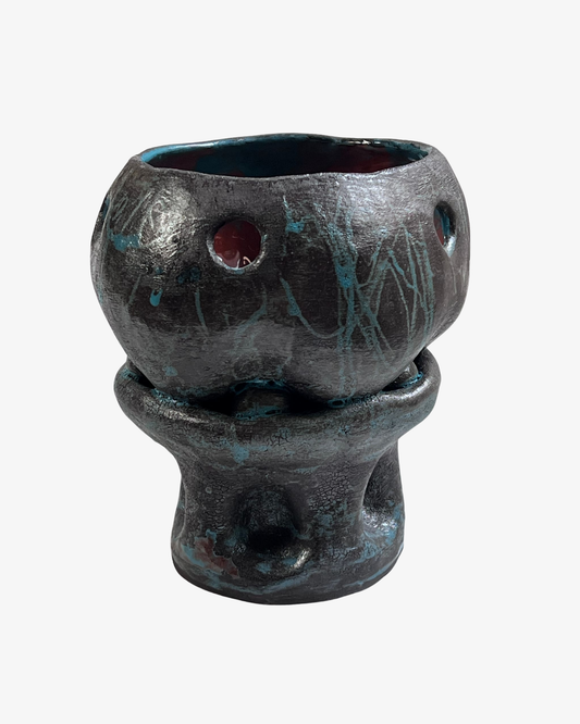 Extraterrestrial Vehicle 3, Keramisk Skulpturel Beholder 15cm - The Shapes of the Others Series