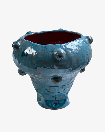 Extraterrestrial Vehicle 4, Keramisk Skulpturel Beholder 18cm - The Shapes of the Others Series