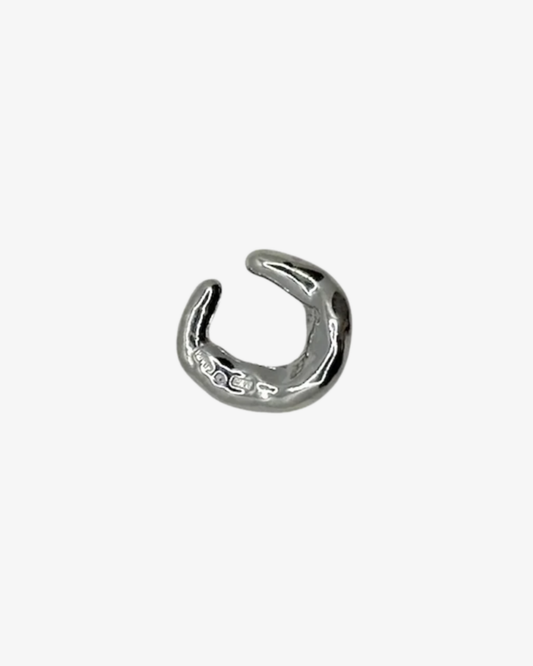 Chunky ear cuff - recycled 925 sterling silver