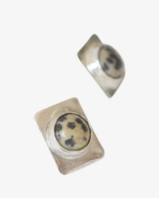 Dalmatian Earrings Sterling Silver
