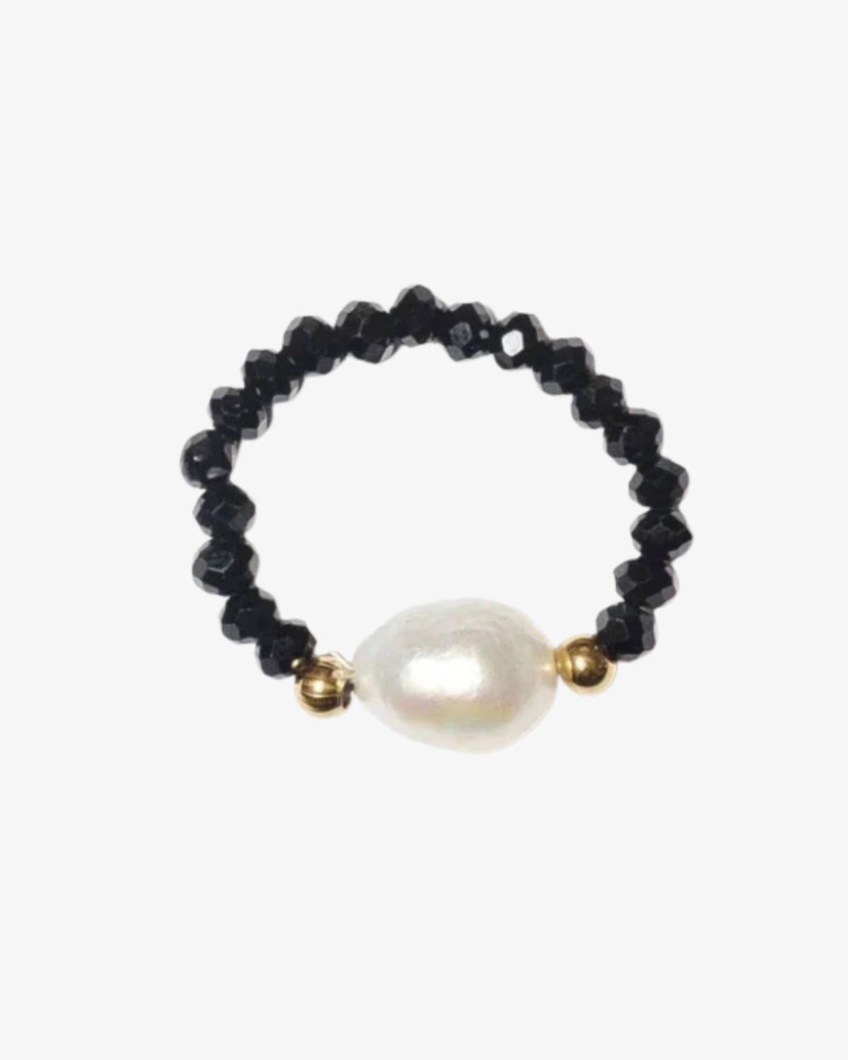 Swart Crystal Ring