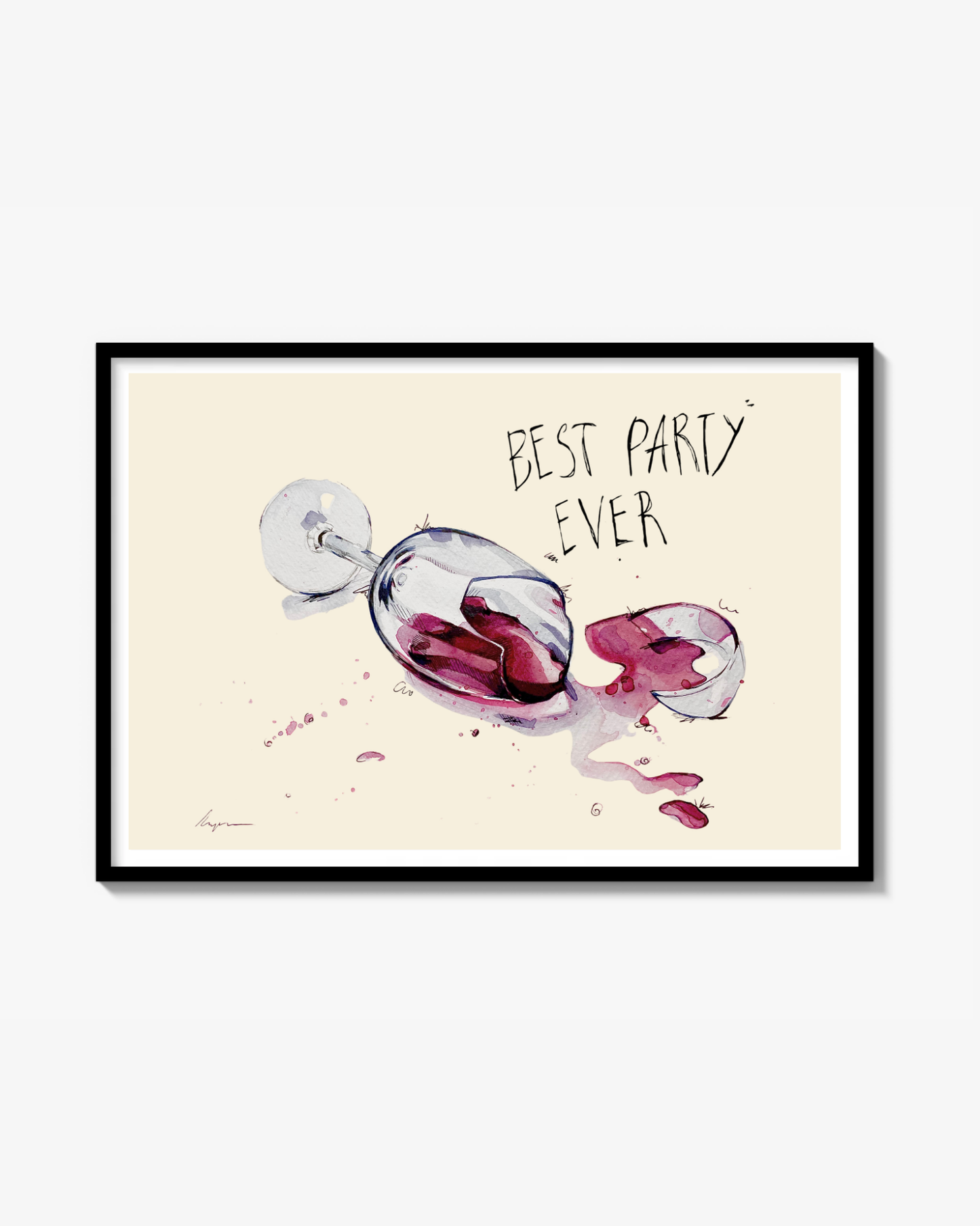 Best Party Ever Minimalistic Poster