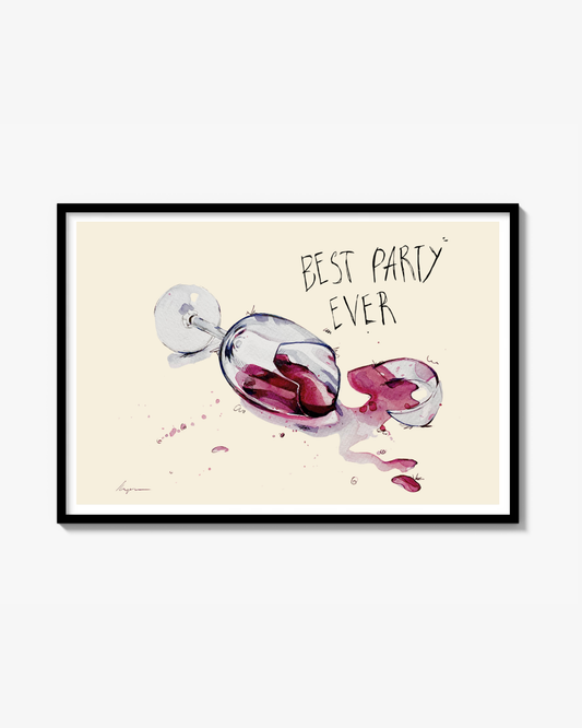 Best Party Ever Minimalistic Poster