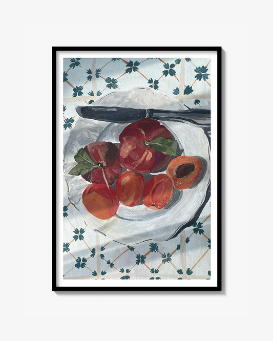 Sous le Pêcher - Poster