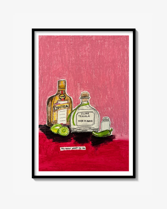 Spicy margarita poster
