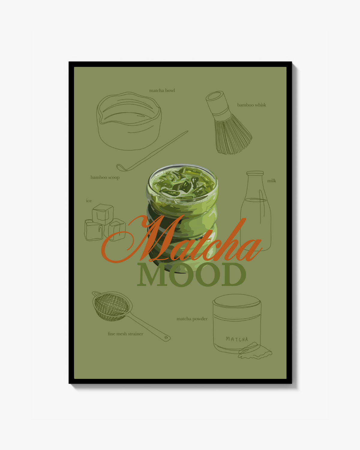 Matcha Mood Fine Art Print