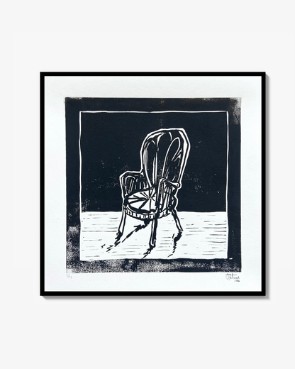 ROTTINGFÅTÖLJ - Linoleum print