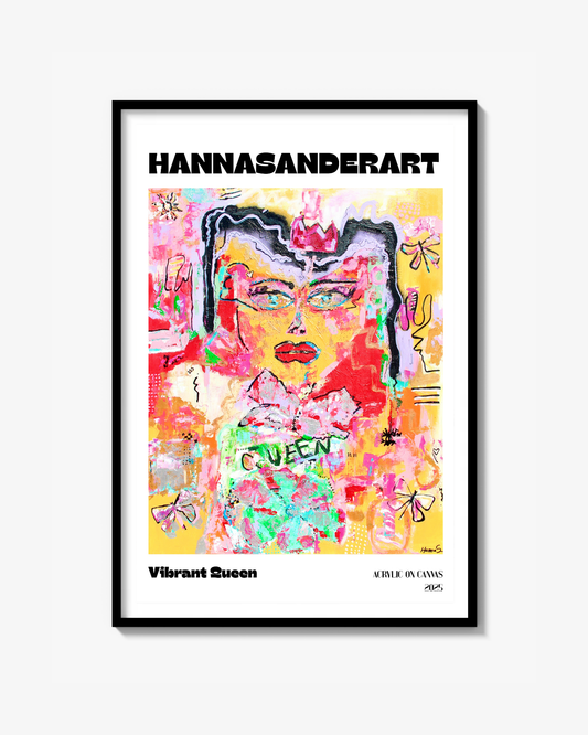 Vibrant Queen Fine Art Print
