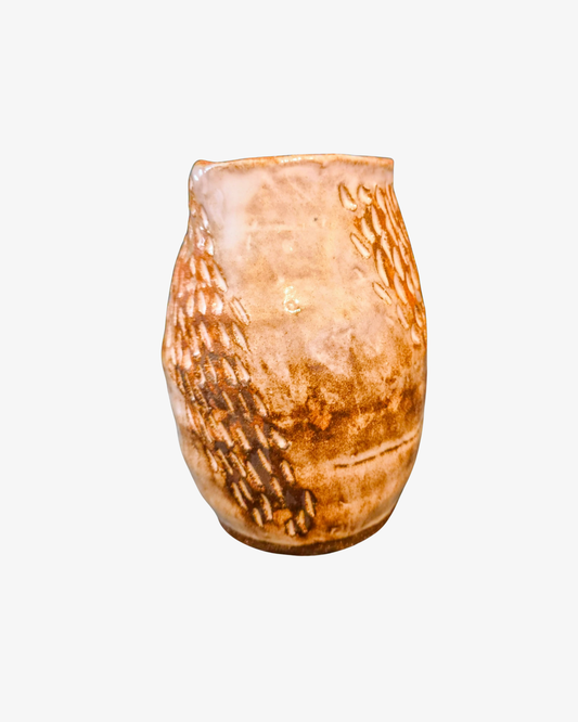Handmade rustique vase in stoneware