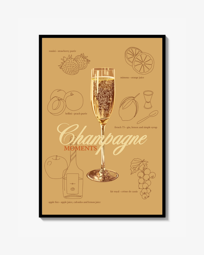Champagne Moments Fine Art Print