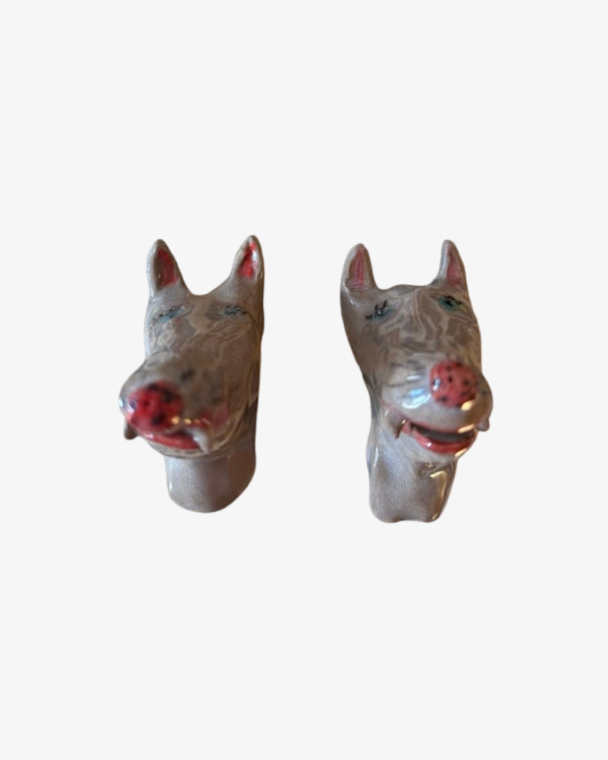 Wildboardogs, a couple. ceramic Wall Art
