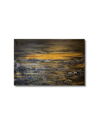 Golden Whisper, Acrylic Artwork Original