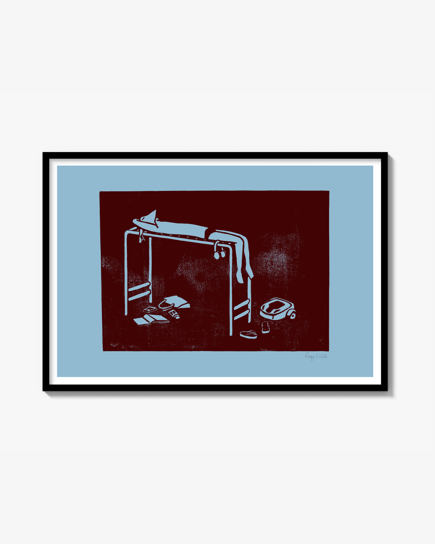 Flipflops i fara - Poster