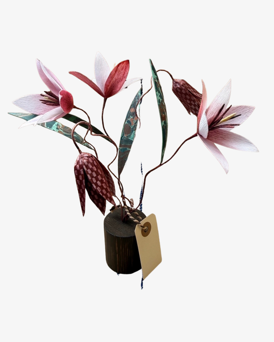 Tulip + Fritillaria plante Skulptur