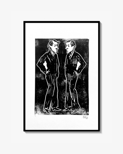 SPEGELBILD - Linoleum print